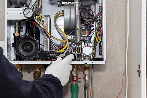 Installing boilers in West London